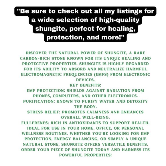 "Authentic 110mm Shungite Pyramid - EMF Protection, Healing Energy Home Decor - Picture 7 of 8